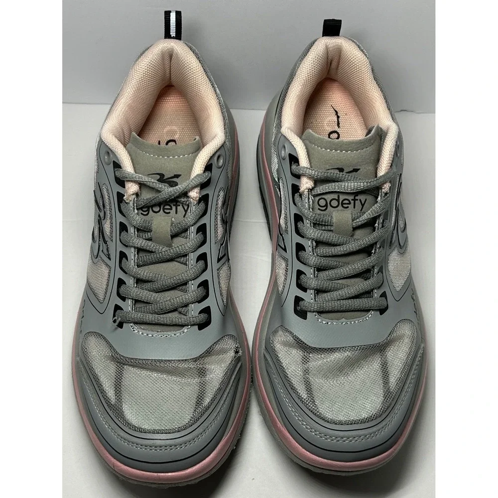 Gdefy TB9022FGP-M Women's Athletic Walking Shoes Gray‎ Pink VersoShock Size 6.5